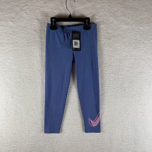 Nike Shift Legging Girls Size 5 Blue Dri-Fit‎ Royal Pulse Stretch Pull On 6825